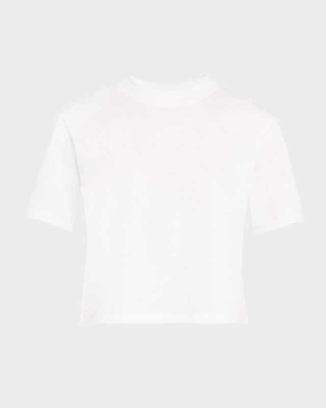 Jersey Short-Sleeve Crop T-Shirt